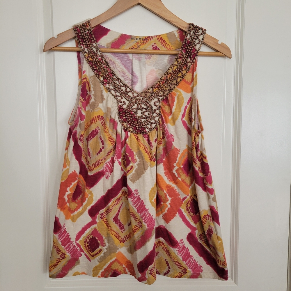 Sonoma Beaded Women's Tank Top
